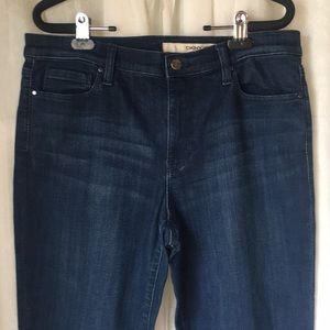 DKNY High-Rise Straight Leg Dark Wash Jeans 10x30